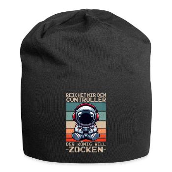 Il me tend la manette que le roi veut jouer - Bonnet en jersey - noir - Devant