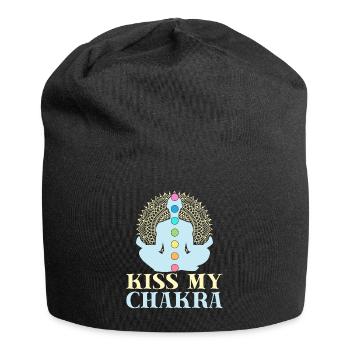 Yoga Embrasser Mon Chakra Drôle Yoga - Bonnet en jersey - noir - Devant