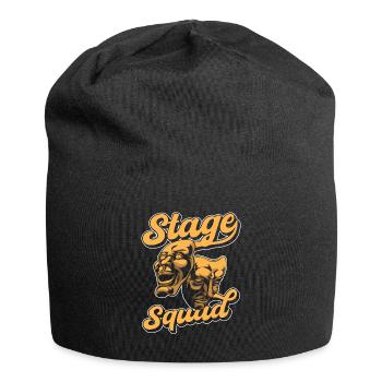 Schauspieler Kader - Jersey-Beanie - Schwarz - Vorne