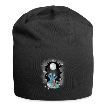 Halloween Fantasy lustig gruselig spaßig - Jersey-Beanie - Schwarz - Vorne