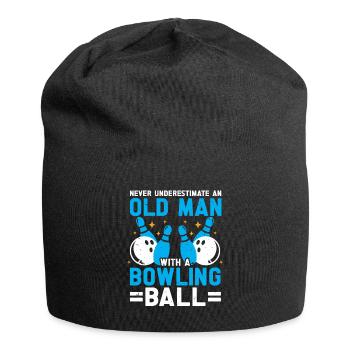 Boule de bowling Bowler - Bonnet en jersey - noir - Devant