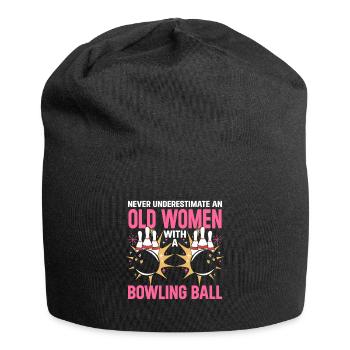 Boule de bowling Bowler - Bonnet en jersey - noir - Devant