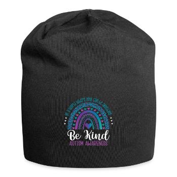Autismus Awareness Day Autist Geschenk - Jersey-Beanie - Schwarz - Vorne