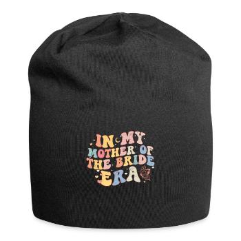 Junggesellin - Jersey-Beanie - Schwarz - Vorne