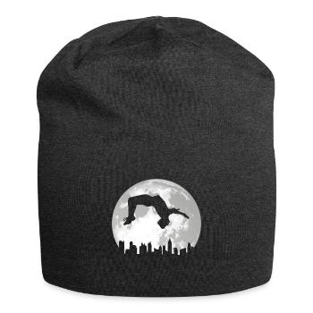 Backflip Salto Akrobatik Parkour Turnen Geschenk - Jersey-Beanie - Anthrazit - Vorne