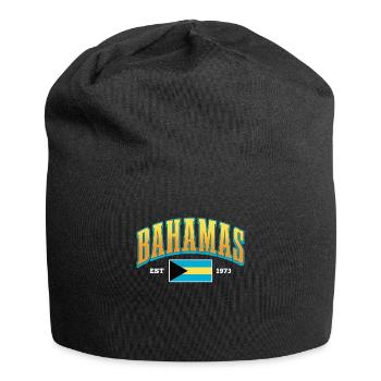 Bahamas Île des Caraïbes Cadeau d’été de l’Atlantique - Bonnet en jersey - noir - Devant