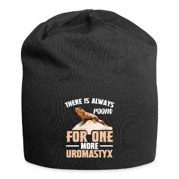 Il y a encore de la place pour un autre - Bonnet en jersey - noir - Devant