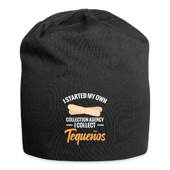 J’ai créé mon propre bureau de collecte - Bonnet en jersey - noir - Devant