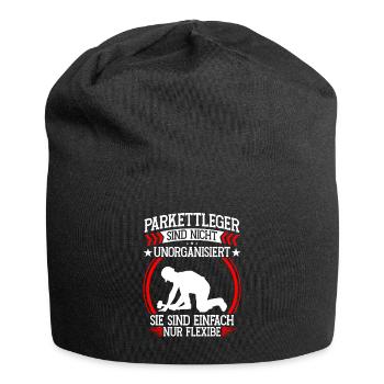 Parquet layer is disorganized tiler - Jersey Beanie - black - Front