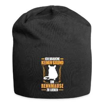 Gerbil No Reason Rodent Gerbil - Jersey Beanie - black - Front