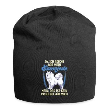 Samoyed Samoyed Spitz Smell of Samoyed - Jersey Beanie - black - Front