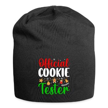 Official Cookie Tester Sweets Christmas - Jersey Beanie - black - Front