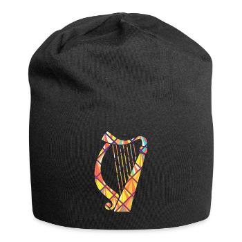 Harp Geometric - Jersey Beanie - black - Front