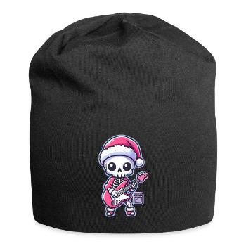 Christmas Rocking Skeleton Motif - Jersey Beanie - black - Front