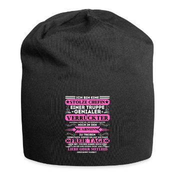PROUD OF A TROOP OF INGENIOUS MADMEN - Jersey Beanie - black - Front