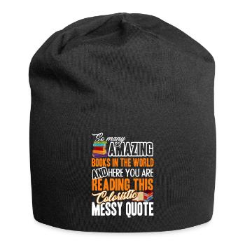 Book Funny Books - Jersey Beanie - black - Front