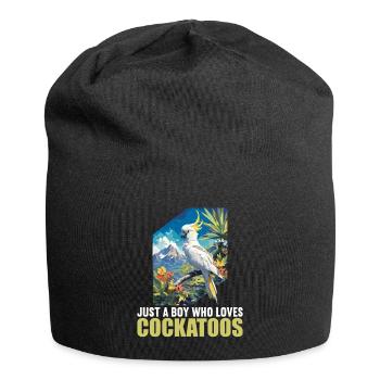 Cockatoo Cockatoos Cockatoo - Jersey Beanie - black - Front