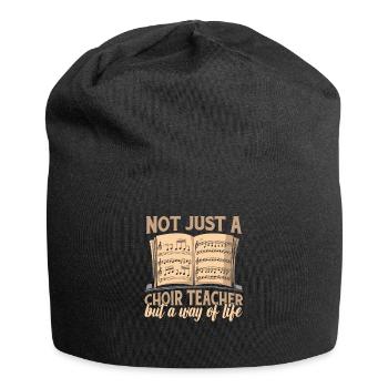 Professeur de chorale - Bonnet en jersey - noir - Devant
