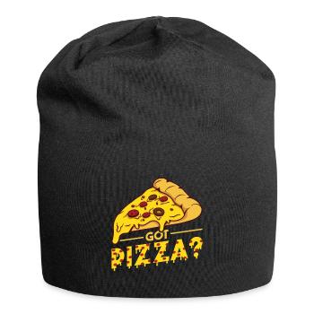 Funny pizza saying - Jersey Beanie - black - Front