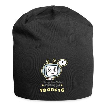 TUT MIR LEID - Jersey-Beanie - Schwarz - Vorne