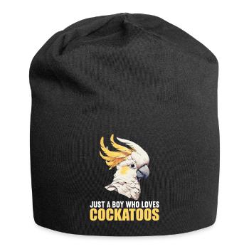 Cockatoo Cockatoos Cockatoo - Jersey Beanie - black - Front