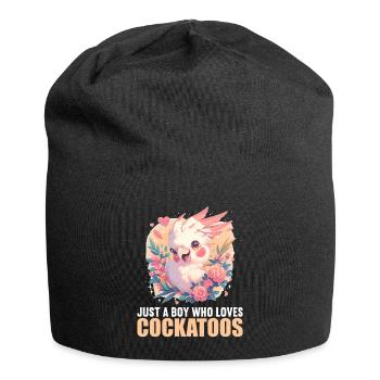 Cockatoo Cockatoos Cockatoo - Jersey Beanie - black - Front
