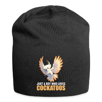Cockatoo Cockatoos Cockatoo - Jersey Beanie - black - Front