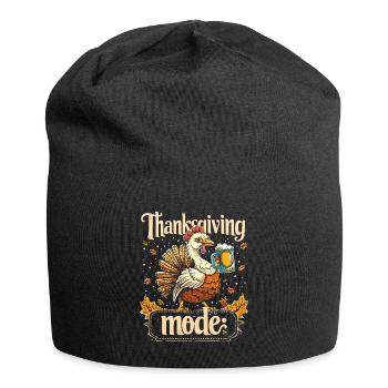 Grateful Gobble Wobble Thanksgiving - Bonnet en jersey - noir - Devant