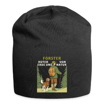 FORESTIER GARDIEN DE LA TERRE ET DE LA NATURE - Bonnet en jersey - noir - Devant