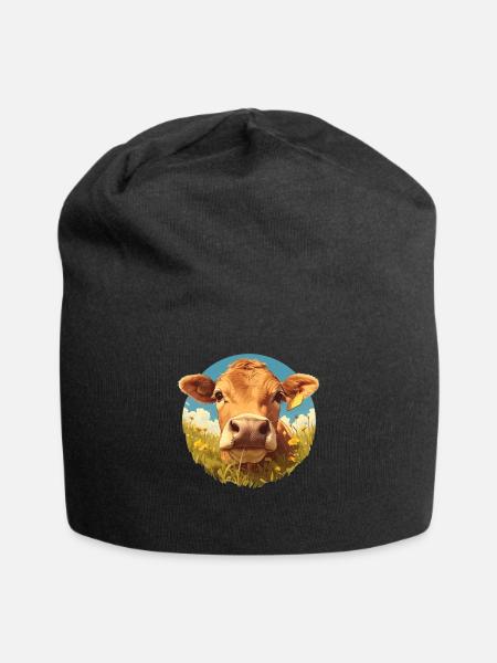 Vaches Vache - Bonnet en jersey - noir