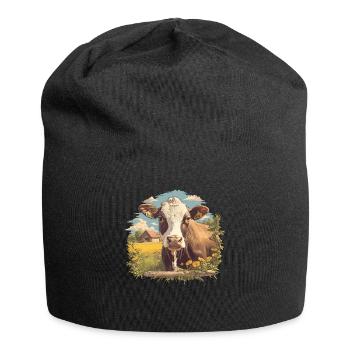 Vaches Vache - Bonnet en jersey - noir - Devant
