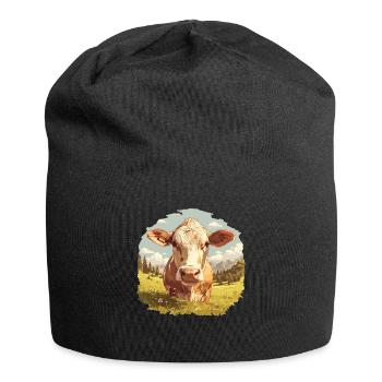 Vaches Vache - Bonnet en jersey - noir - Devant