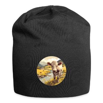 Vaches Vache - Bonnet en jersey - noir - Devant