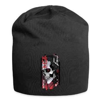 Cyborg crane noir kanji - Bonnet en jersey - noir - Devant