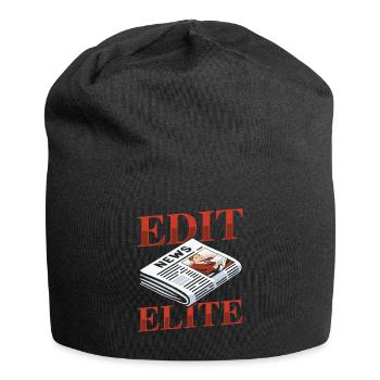 Editor Team - Jersey-Beanie - Schwarz - Vorne
