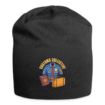 Équipe d’agents des douanes - Bonnet en jersey - noir - Devant