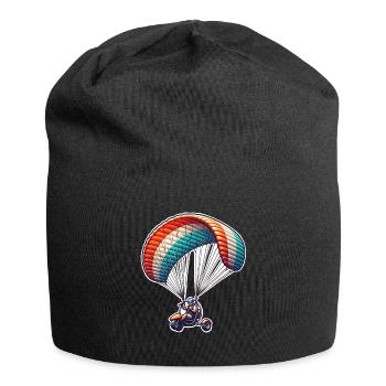 Motorschirm Paramotor - Jersey Beanie - black - Front