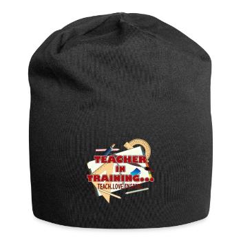 Teacher In Training - Jersey Beanie - black - Front