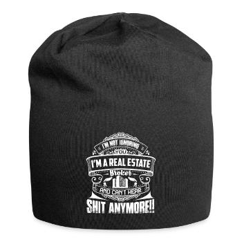 Real Estate Broker I'm A Real Estate Broker - Jersey Beanie - black - Front