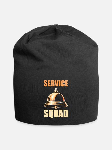 Équipe de conciergerie - Bonnet en jersey - noir
