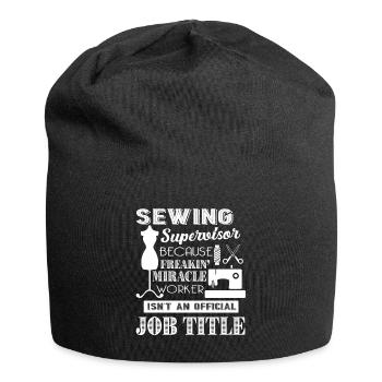 Sewing Supervisor Sewing Supervisor Job title - Jersey Beanie - black - Front