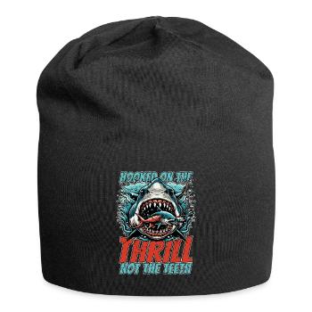 Shark Hunting Hooked On The Thrill Fossil Hunter - Jersey-Beanie - Schwarz - Vorne