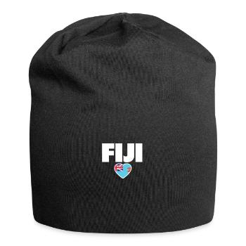 Fiji Fidschi Fidschianische Flagge Fidschianer - Jersey-Beanie - Schwarz - Vorne