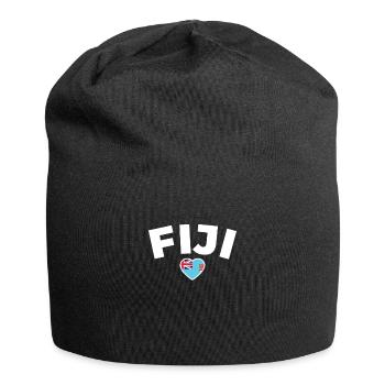 Fiji Fidschi Fidschianische Flagge Fidschianer - Jersey-Beanie - Schwarz - Vorne