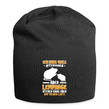Lemmings are at the top Vole Lemming - Jersey Beanie - black - Front