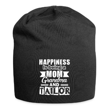 Tailor Mom Grandma And Tailor - Jersey Beanie - black - Front