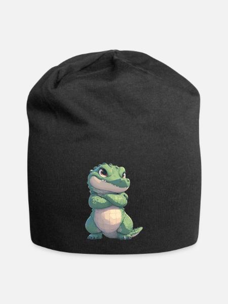 Krokodile Krokodil - Jersey-Beanie - Schwarz