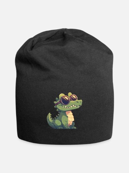 Krokodile Krokodil - Jersey-Beanie - Schwarz