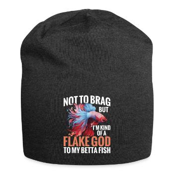 Nicht Um Zu Prahlen, Aber Ich Bin Eine Art - Jersey-Beanie - Anthrazit - Vorne