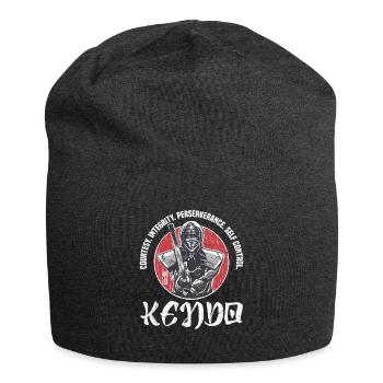 Decency. Integrity. Perseverance. Self-control. - Jersey Beanie - charcoal grey - Front